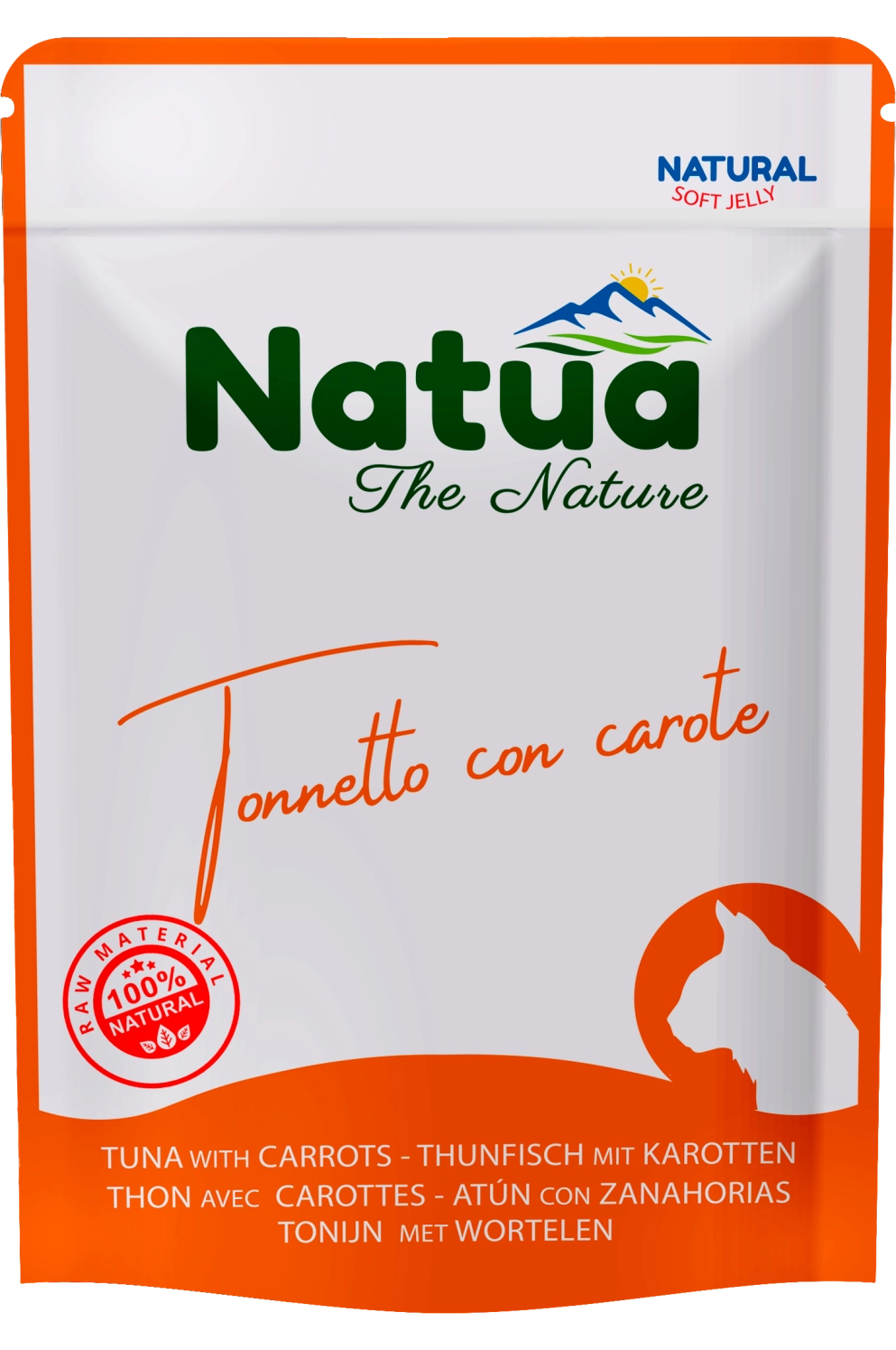 Natua Cat Natural Tonnetto Carote Jelly 70g Busta Natua Cat Natural Tonnetto Carote Jelly 70g Busta